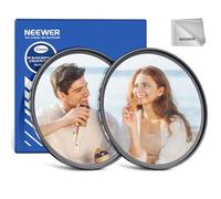 NEEWER 55mm 1/4 & 1/8 Black Diffusion Camera Lens Filter 2 Pack Set, Black Mist Cinematic Effect Filter Multicoated Glass Storage Case Cleaning Cloth, for Dreamy Misty Portrait Photography Video
