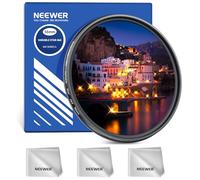 NEEWER 58mm Adjustable Star Filter 4/8 Point, Multicoated Rotatable Cross Screen Starlight Starburst Camera Lens Filter, Slim Metal Frame & 3x Cleaning Cloth for Night Photography Jewelry Architecture