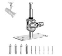 Neewer 6.5 Inch Wall Ceiling Mount Baby Pin 5/8" Stud with 360° Swivel Ball Head & 10 Screws, Photography Photo Studio Wall Mount for Ring Light,Video Light,Strobe Flash, Max Load 22lb/10kg, ST-WM2