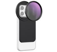 NEEWER 6.9" Magnetic Phone Filter Mount & ND Compatible with MagSafe iPhone | Compatible with iPhone 12/13/14/15/16/17 Pro Max 14/15/16 Plus, Phone Camera Accessories, 67mm Variable ND Filter ND2-32