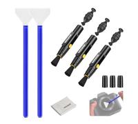 NEEWER 6 In 1 Camera Lens Cleaning Kit for Electronics, Phones, Tablets, 3x Double Head Lens Brush Pen + 2x 24mm Full Frame Sensor Swab + 1x Cleaning Cloth, HM-48