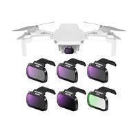 NEEWER 6 Pack ND CPL Filters Compatible with DJI Mini 4K/2/Mavic/SE/2 SE, Drone Lens Accessories, Snap On Circular Polarizing Neutral Density ND8/ND16/ND32/ND64/ND256, Multi Coated HD Glass, FL-B32