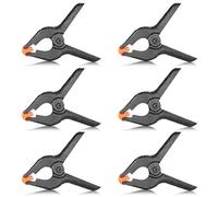 Neewer 6-Pack Set Heavy Duty Muslin Spring Clamps Clips 4.5"/11.4cm for Photo Studio Backdrops Backgrounds Woodworking