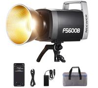NEEWER 600W LED Studio Video Light 2.4G/APP Control 87100Lux/1m, 2700K-6500K Bi Color COB Continuous Lighting with CRI95+, 12 Scenes, Bowens Mount Spotlight for Photography Recording Streaming, FS600B