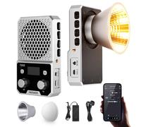 NEEWER 60W Compact Pocket Bi Color LED Light with APP & Panel Control, COB Continuous Output Lighting with 2700K-6500K/CRI96+, Portable for Professional Studio Photography Video Recording, FS60B