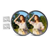 NEEWER 67mm 1/4 & 1/8 Black Mist Diffusion Camera Lens Filter Set (2 Pack), Multicoated Glass Dreamy Cinematic Effect Filter with Storage Case & 2x Cleaning Cloth for Video Portrait Photography