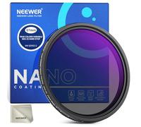 NEEWER 67mm True Colors Hard Stop Variable ND Filter ND2-32 (1-5 Stops) Limited Neutral Density Filter, Multi Coated HD Optical Glass/No X Cross/Aluminum Frame/Water/Scratch/Fingerprint Resistant