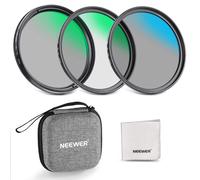 NEEWER 67mm UV/CPL/ND Lens Filter Kit with Hard Shell Storage Case Multicoated Optical Glass & Aluminum Alloy Frame UV + Circular Polarizer (CPL) +