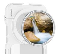 NEEWER 67mm Variable ND Filter, Adjustable ND2-32 (1-5 Stops) Multicoated HD Optical Glass Silver Aluminum Alloy Slim Frame for Camera Lens & Phone, Filter Clip NOT Included