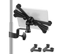 Neewer 7-14 inches Adjustable Tablet Holder Mount with 360 Degree Swivel Clamp for Microphone Stand, Compatible with iPad, iPad Pro, Google Nexus, Samsung Galaxy