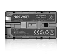 Neewer 7.2V 2600mAh Rechargeable Li-ion Battery Pack Replacement for Sony NP-F550/570/530 Compatible with Sony HandyCams Polaroid Other LED On-Camera Video Lights Using NP-F550 Batteries