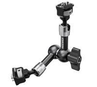 NEEWER 7" Articulating Magic Arm with 360° Ball Heads & Locating Pins for ARRI, Camera Monitor Mount with 1/4" Screws for DSLR Action Camera Monitor Video Light Compatible with SmallRig Cage Rig, ST07