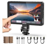 NEEWER 7" DSLR Camera Field Monitor, 1200nits 1920x1080 Touchscreen, 4K HDMI Loop in/Out with 3D LUT Peak Focus Video Assist HDR Waveform/SDI/2 4400mAh F750 Batteries for Photography Filmmaking, F700U