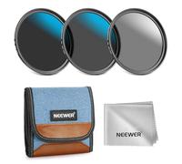 NEEWER 72 mm ND Filter Set, ND8/32/64 (3/5/6 Stop) Multi-Coated Grey Filter for Camera Lenses Photography Accessories with Filter Bag and Cleaning Cloth, Pack of 3