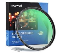 NEEWER 72mm Black Diffusion 1 Filter Dreamy Cinematic Effect Filter Ultra Slim Water Repellent Scratch Resistant HD Optical Glass, 30 Layers Nano Coatings for Video/Vlog/Portrait Photography