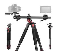 NEEWER 73.6" Horizontal Tripod with Multi Angle Center Column, Ball Head & Central Axis Platform, Heavy Duty Aluminum Camera Tripod Monopod 360° Pan 180° Tilt for Overhead/Macro Shots, Max Load 22lb
