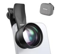 NEEWER 75mm Macro Phone Camera Lens with 17mm Threaded Lens Clip, 3X Magnification, 5 Elements in 5 Groups for Backplate, Phone Cage, Case Compatible with iPhone Samsung Android, LS-73