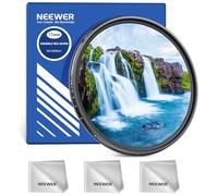 NEEWER 77mm Variable ND Filter ND2-400 (1-9 Stops) with 3x Cleaning Cloth, Adjustable Rotating Variable Neutral Density Camera Lens Filter with Multicoated Optical Glass for Exposure Balance