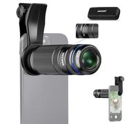 NEEWER 7X Telephoto Lens with Phone Camera Lens Clip, Detachable 10X Macro for 17mm Threaded Backplate/Phone Cage/Case Compatible with iPhone Samsung, LS-36 Ultra