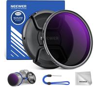 NEEWER 82Mm ND2-400 (1-9 Stops) Variable ND Filter with Lens Cap, Lanyard, Clean