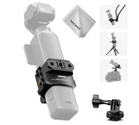 NEEWER AC009 Pocket 3 Cage Compatible with DJI Osmo Pocket 3 and Accessories Creator Combo, Video Recording Extension with Adapter for Action Camera, 1/4 Inch Thread, Claw Accessory Holder