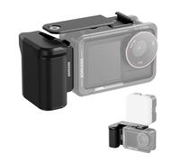 NEEWER AC034 Side Handle Only for AC014 Cage Compatible with DJI Osmo Action 5 Pro/4/3, Modular Quick Release Magnetic Action Camera Mount Adapter with Grip & Cold Shoe Shutter Extender Bar, Black