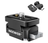 NEEWER Action Camera Quick Release Plate Compatible with Insta 360 x4 x5, Aluminum Tripod Mount QR Adapter Accessories Kit with 1/4" Thread Hole for Filmmaking Video Recording, CA139