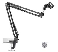 NEEWER Adjustable Microphone Stand with Mount, Maximum Load 1 kg, Microphone Stand for Radio, Broadcast, Voice-Over, Stage and TV Stations, Compatibl