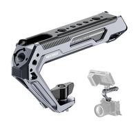 NEEWER All Metal Stylish Camera Top Handle with 3/8" Screw and Locating Pins, 1/4" &3/8" Threads, Cold Shoes, Anti Off Lock, Compatible with SmallRig Camera Cage Video Rig Stabilizer, CA078