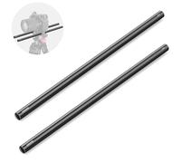 NEEWER Aluminum Alloy Extendable 16"/40cm Long 2 Pack 15mm Extension Rods for LWS Rod Rail System Shoulder Rig Video Rig Baseplate, SR024