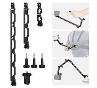 NEEWER Aluminum Alloy Extension Arm (11.8”/6.5”/3.3”) Set for Action Camera, with 3 Thumbscrews and a 1/4” Screw Adapter, Compatible with GoPro Hero13 11 10 9 8 7 Insta360 DJI Osmo