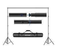 Neewer® Background Stand Support System 2.6M x 3M/8.5ft x 10ft Kit with Carrying Case for Muslins Backdrops,Paper and Canvas