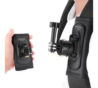 NEEWER Backpack Shoulder Chest Strap Mount Compatible with GoPro DJI Insta360 Action Cameras, 360° Camera Backpack Clip Holder Quick Release & One Toggle Switch for Photography Video Recording, GP63