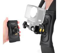 NEEWER Backpack Shoulder Chest Strap Mount Compatible with GoPro DJI Insta360 Action Cameras, 360° Camera Backpack Clip Holder Quick Release & One Toggle Switch for Photography Video Recording, GP63