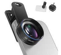 NEEWER BASICS 15x Macro Phone Lens Kit with 37mm Lens Clamp, HD Camera Accessories Compatible with iPhone Samsung Android Smartphone, LS-69