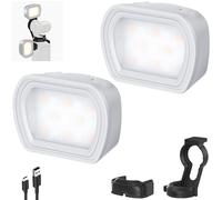 NEEWER BASICS 2 Pack Magnetic Auxiliary Light Compatible with DJI OSMO Pocket 3 Gimbal Camera Creator Combo, USB C Rechargeable Mini LED Fill Light Attachment for Selfie Vlog Video Recording, M21