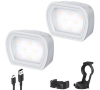 NEEWER BASICS 2 Pack Magnetic Auxiliary Light Compatible with DJI OSMO Pocket 3 Gimbal Camera Creator Combo, USB C Rechargeable Mini LED Fill Light Attachment for Selfie Vlog Video Recording, M21