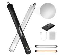 NEEWER BASICS 21W Handheld LED Fill Light 35.5"/90cm, Bi Color, GC21B | Portable Inflatable TPU Video Light, 2700-6500K, 1300Lux, 12 Effects, CRI95, 2500mAh, for Studio Photography Video Recording