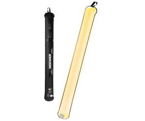 NEEWER Basics 21W Handheld LED Fill Light, 35.5" Bi Color Portable Inflatable TPU Video Lighting with Inflator 2700-6500K 1300Lux 12 Scenes CRI95 2500mAh for Studio Photography Video Recording, GC21B