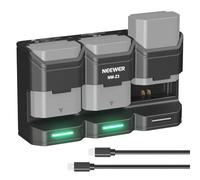 NEEWER BASICS 3 Slot USB Battery Charger for NP-FZ100, 36W PD Fast Charging, Fully Charges 3 Batteries in 2h, Compatible with Sony ZV-E1 A7III A7IV A7V FX3 FX30 A6600 A6700 A1 A7CII A7RV A7SIII, NW-Z3