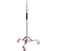 NEEWER BASICS 4.3-10ft Photography Light Stand with Casters, 100% Stainless Steel Heavy Duty Tripod Stand for Strobe LED Video Ring Light Monolight Softbox Reflector, 66lb Max Load, SC305B