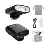 NEEWER BASICS 5600K Mini Camera Flash Speedlite GN12, 2000mAh/500 Flashes/0.1-1.8s Recycle, Light Compatible with Canon Fujifilm Sony Nikon Digital Standard Hot Shoe Camera for Studio Photos, Z120 SE