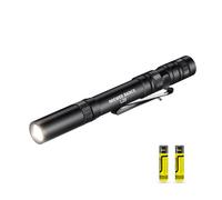 NEEWER BASICS 5W EDC Flashlight, Compact Lightweight Handheld LED Pen Flash Light 121lm Emergency Pocket Clip Flashlight with 5 Modes for Home Camping Repair, AAA Battery Powered, IP44 Waterproof, L28