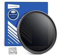 NEEWER BASICS 62mm Variable ND Filter, ND2-400 1-9 Stops Light Reduction Rotatable Variable Neutral Density Filter with Anti Fingerprint Coating, Slim Frame for Camera Lens