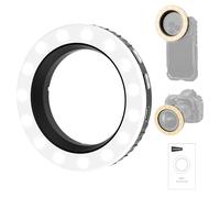 NEEWER BASICS 67mm Threaded Ring Light for 67mm Phone Mounts/Cases/Lens, Rechargeable Bi Color LED Selfie Photo Fill Lighting CRI95+for TikTok Video Recording Vlog Streaming Macro Photography, M22