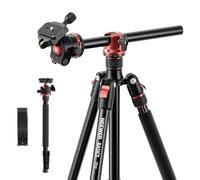 NEEWER BASICS 70.9" Camera Tripod Monopod with Center Column & Ball Head, Quick Release Overhead DSLR Cell Phone Holder Stand Compatible with iPhone Travel Video Recording, 17.6 lbs Max Load, TP16