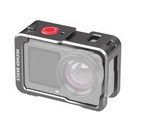 NEEWER BASICS Action Camera Cage Compatible with DJI Osmo Action 6 Accessories, Aluminum Alloy Protective Expansion Frame Case with 1/4" Screw Adapter & Cold Shoe Mount for Tripod Selfie Stick, AC061