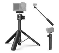 NEEWER BASICS Action Camera Selfie Stick Tripod Compatible with DJI Osmo Action 6 Osmo 360 Nano, 8.1-21.3in Desk Stand with Quick Release Magnetic Mount Adapter & Ball Head for Video Recording, TP57