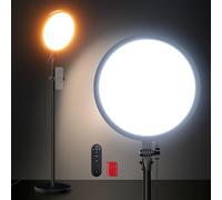 NEEWER BASICS BR45B 13 Inch 45 W Ring Light with 66 Inch Stand, 3000K-6500K CRI95+ Large Full Screen LED Panel Light with Mobile Phone Holder/Remote Control for Video Recording Selfies Streaming
