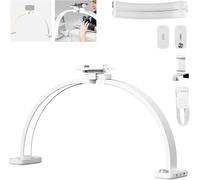 NEEWER Basics HM01-D 29 Inch Arc Lamp 40 W LED Crescent Moon Table/Desk Nail Technology Light 3000K-6500K 3400Lux/0.5 m CRI95 USB Charging Phone Holder for Manicure Make Up Beauty Tattoo Overhead